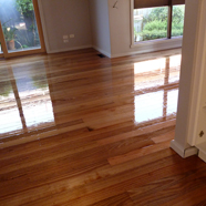 Second Coating Timber Floor Tas Oak